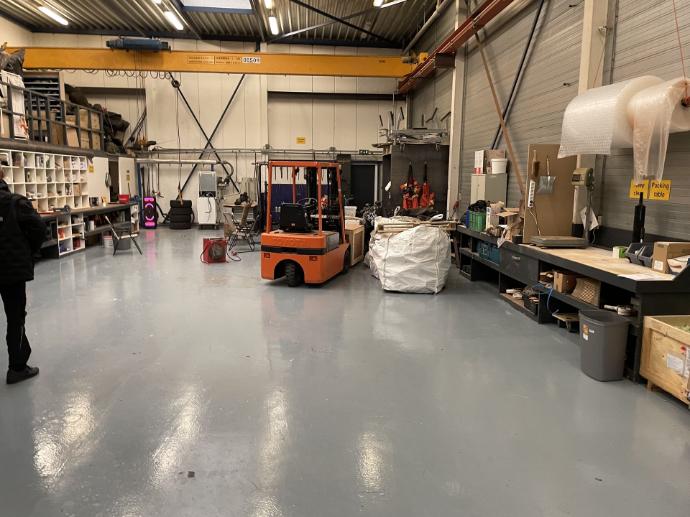 Logistics operations at AccuSpan's Spijkenisse facility near Rotterdam