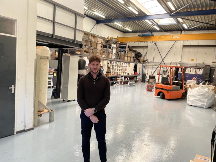 Rich Thompson, Managing Director of AccuSpan Gases, at the new EU distribution hub